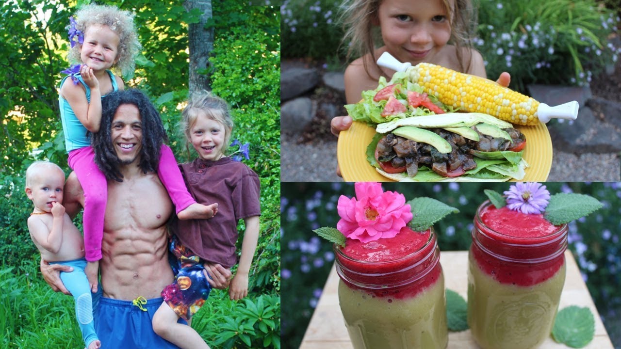 What We Eat In A Day + Sauce Recipe | High Raw Vegan Family