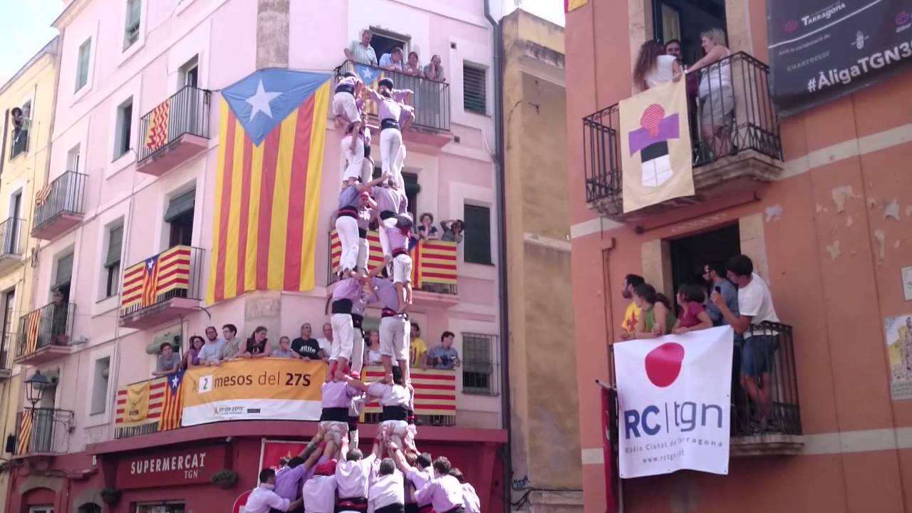 Diada Sant Magi Colla Jove Xiquets de tarragona 19-08-2015