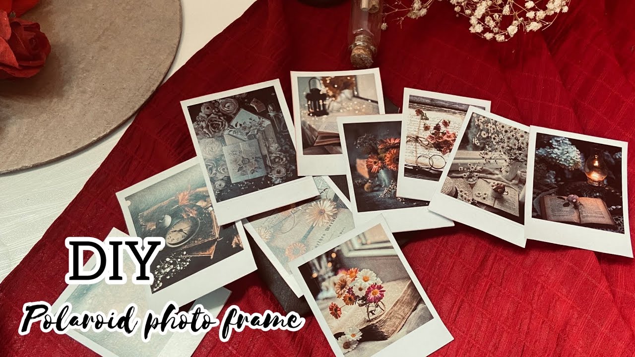 Polaroid picture editing at home using mobile phone|printing without instax📸#polaroid #diywalldecor