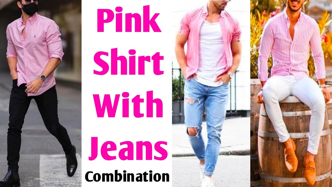Pink Shirt With Jeans || Pink Shirt With Jeans Combination Ideas For Men || by Look Stylish