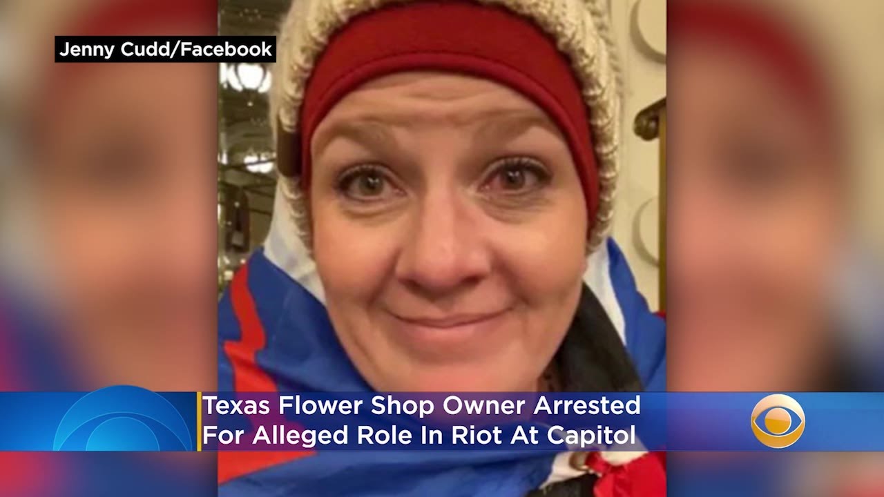 Texas Flower Shop Owner Jenny Cudd Arrested For Alleged Role In Riot At Capitol, Says Did Nothing Vi
