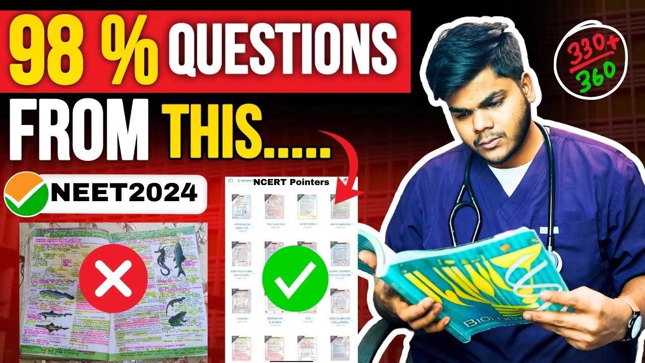 Score 300+ in Biology 🤯NEET 2024 last one months Strategy for Biology🤫The Apron Boy