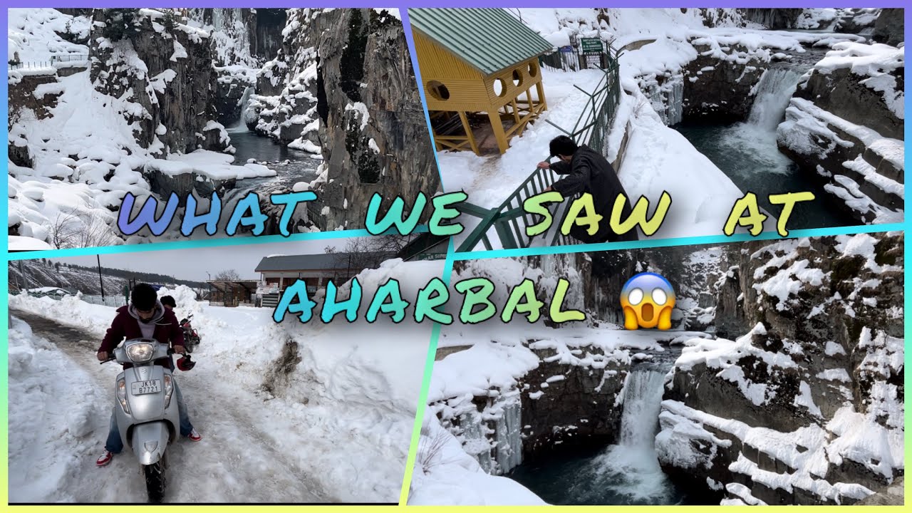 Aharbal In Winters (VLOG) || Niagara Falls Of Kashmir || Kulgam