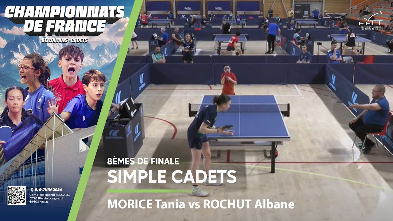 Tania MORICE vs Albane ROCHUT | FRANCES CADETTES 2024