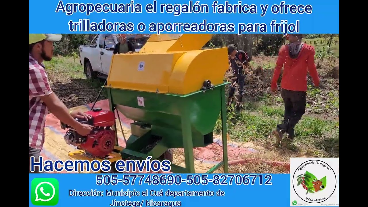 Desgranadora,Trilladora o aporreadora para frijol