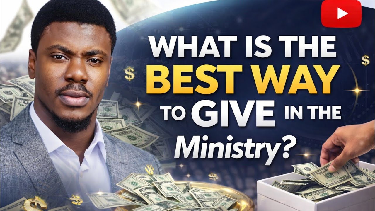 WHAT IS THE BEST WAY TO GIVE IN THE Ministry