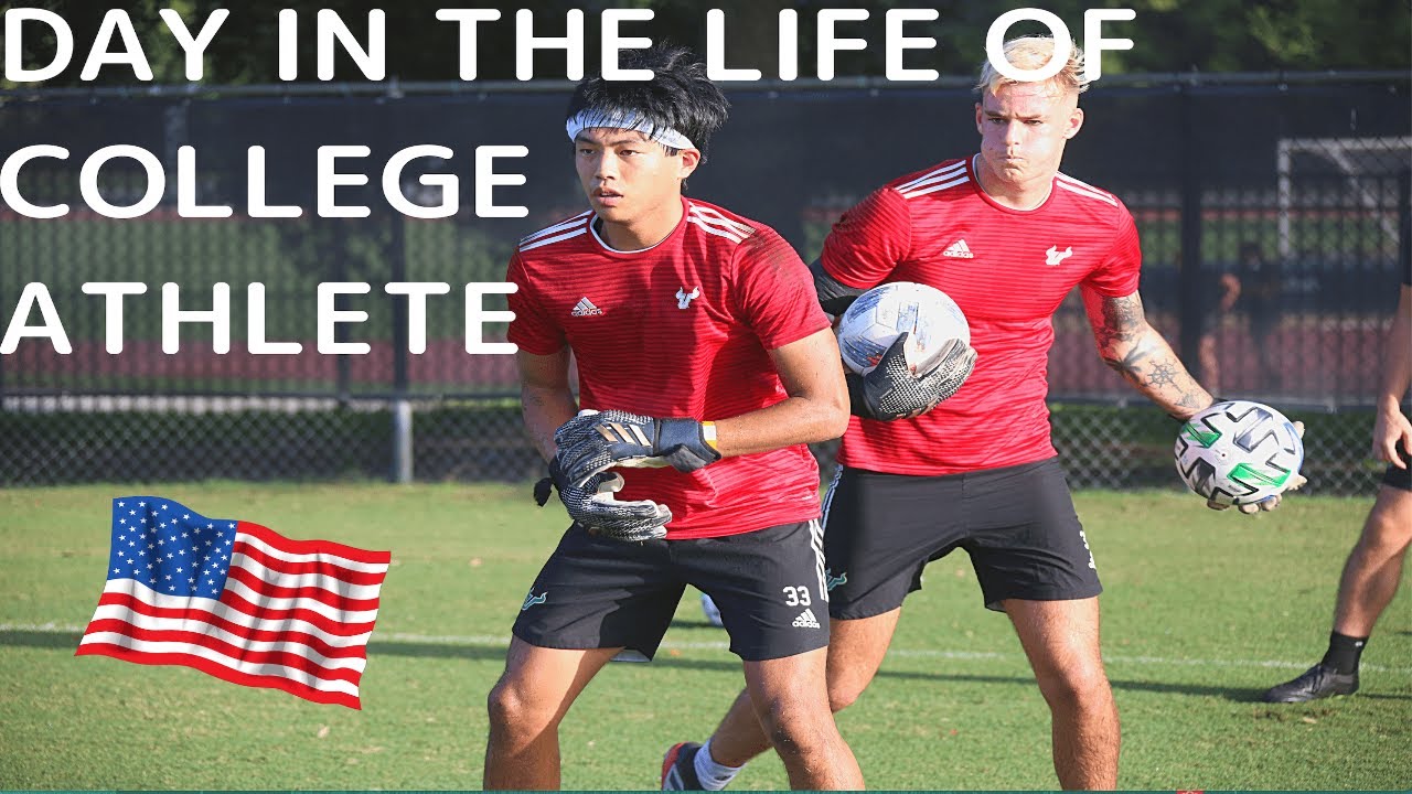 【VLOG】アメリカ留学生（アスリート）の大学生活１日ルーティーンに密着してみた / アメリカ大学サッカー留学