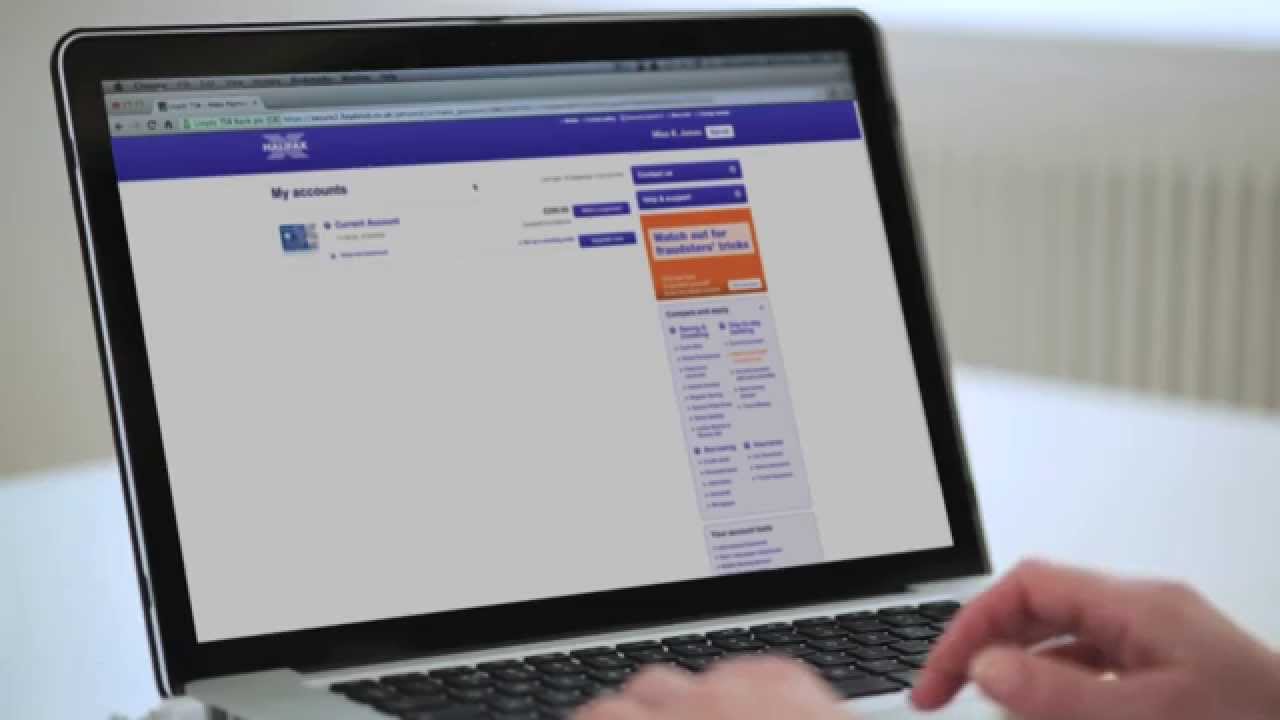 Halifax - Managing Your Accounts