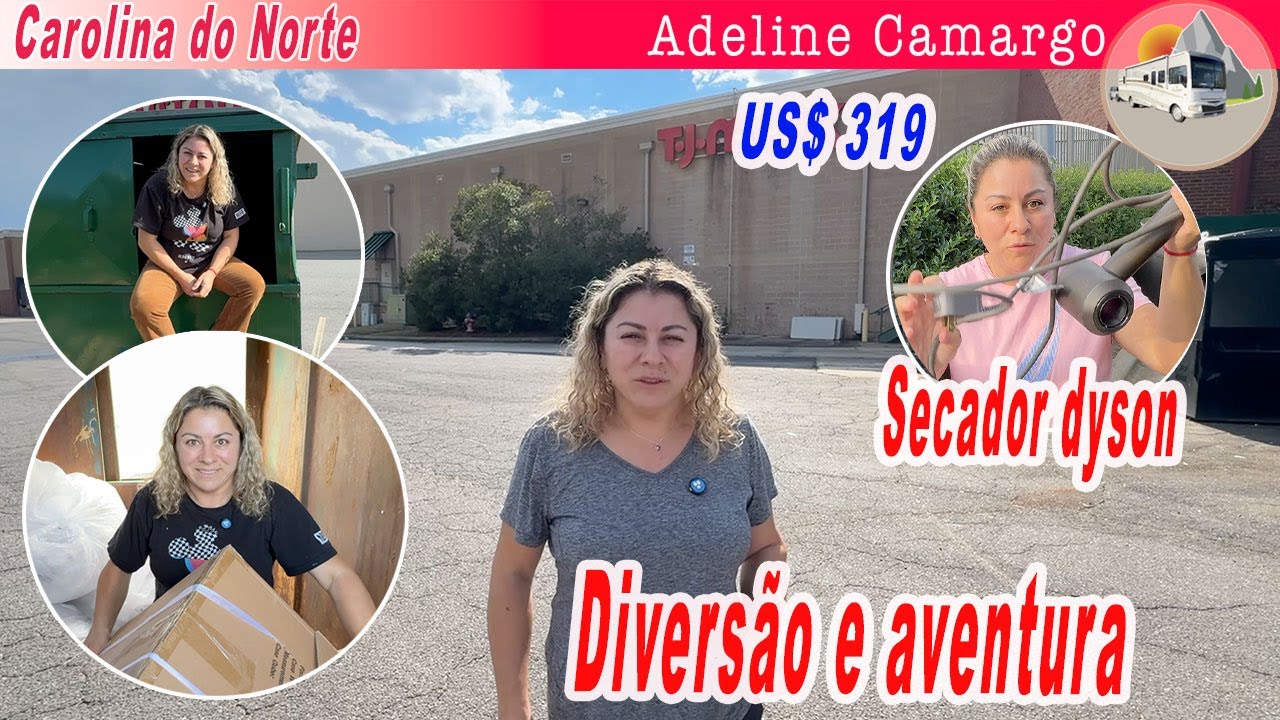 Dumpster diving na Carolina do Norte sempre tem coisa boa