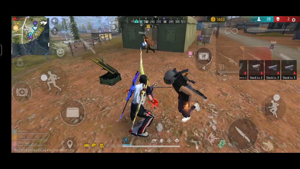 Raw Pov of IGL+SNIPER || Free fire tournament highlights || #esports #freefire