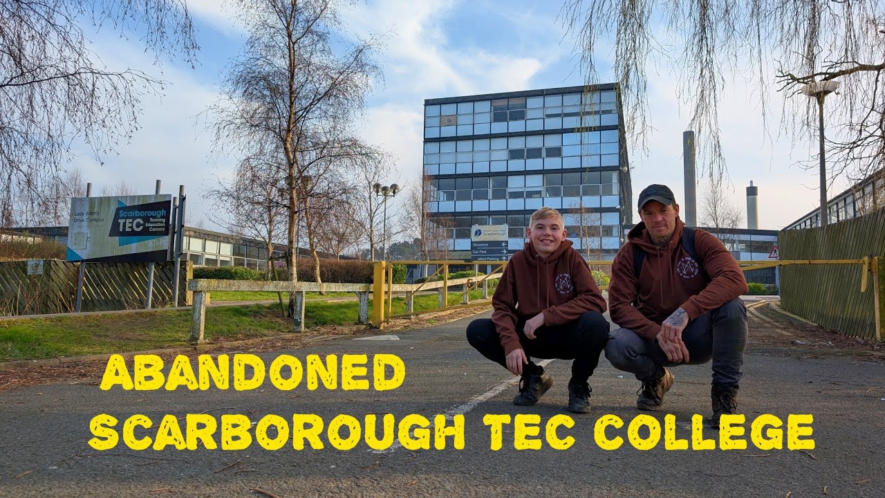Father And Son Explore Abandoned Scarborough TEC college 👻 surviving in abundant places