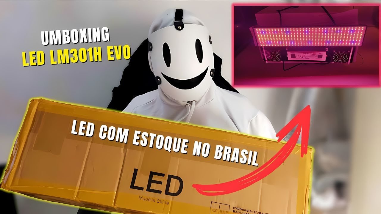 Conheça o LED de cultivo Samsung 240W, 480W, 720W | LM301H EVO Estoque Brasil | 12x Sem Juros