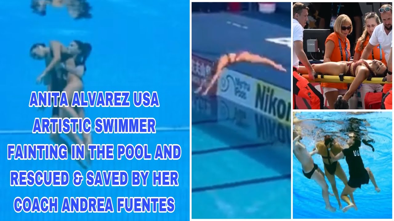 Anita Alvarez Performance in Artistic Swimming  before she was Fainting in Pool & save by her Coach