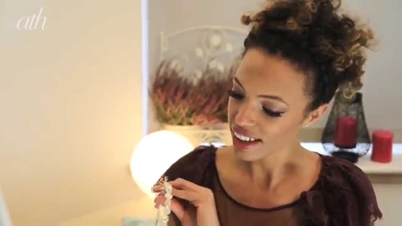 Gorgeous wedding style for curly hair by WillowB | Advertisement for ALL THINGS HAIR