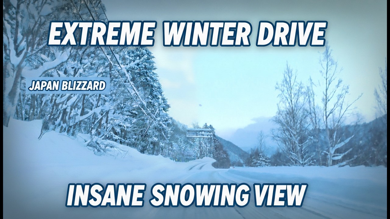 Driving in Heavy Snow – Sapporo Kokusai Ski Resort to Jozankei View Hotel (Hokkaido Winter Dashcam)