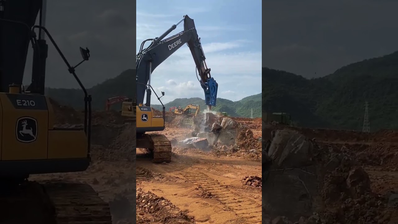 anyone needs high performance hydraulic breaker hammer?  #excavatorattachments #excavator