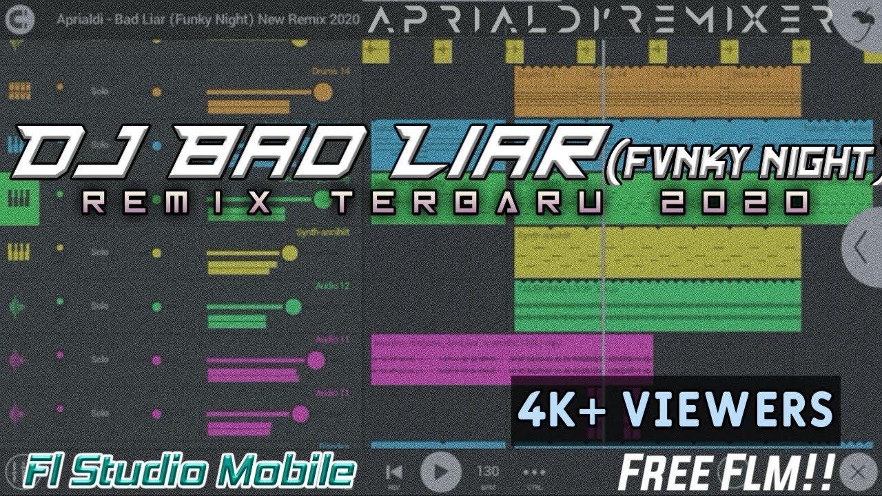 Aprialdi Rmxer - Bad Liar (Funky Night) New Remix 2020 | Fl Studio Mobile FREE FLM!!