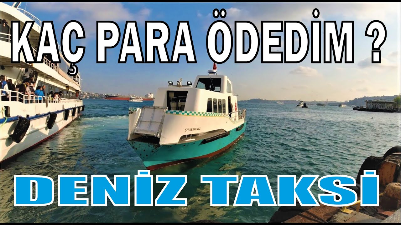 KAÇ PARA ÖDEDİM ? DENİZ TAKSİ İLE BOĞAZDA YOLCULUK YAPTIM ? PAHALI MI ? UCUZ MU ? İstanbul Sea Taxi