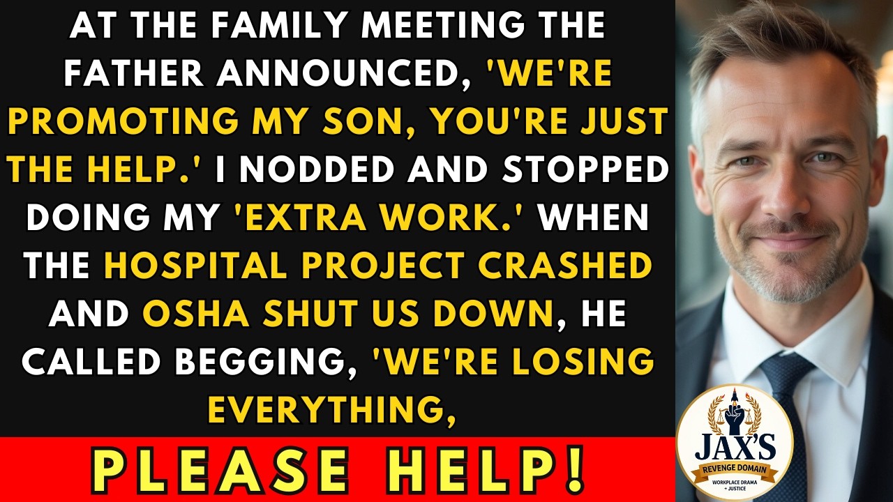 Father Promoted Son: 'You're Just The Help' — I Stopped Working, Project Crashed Hard