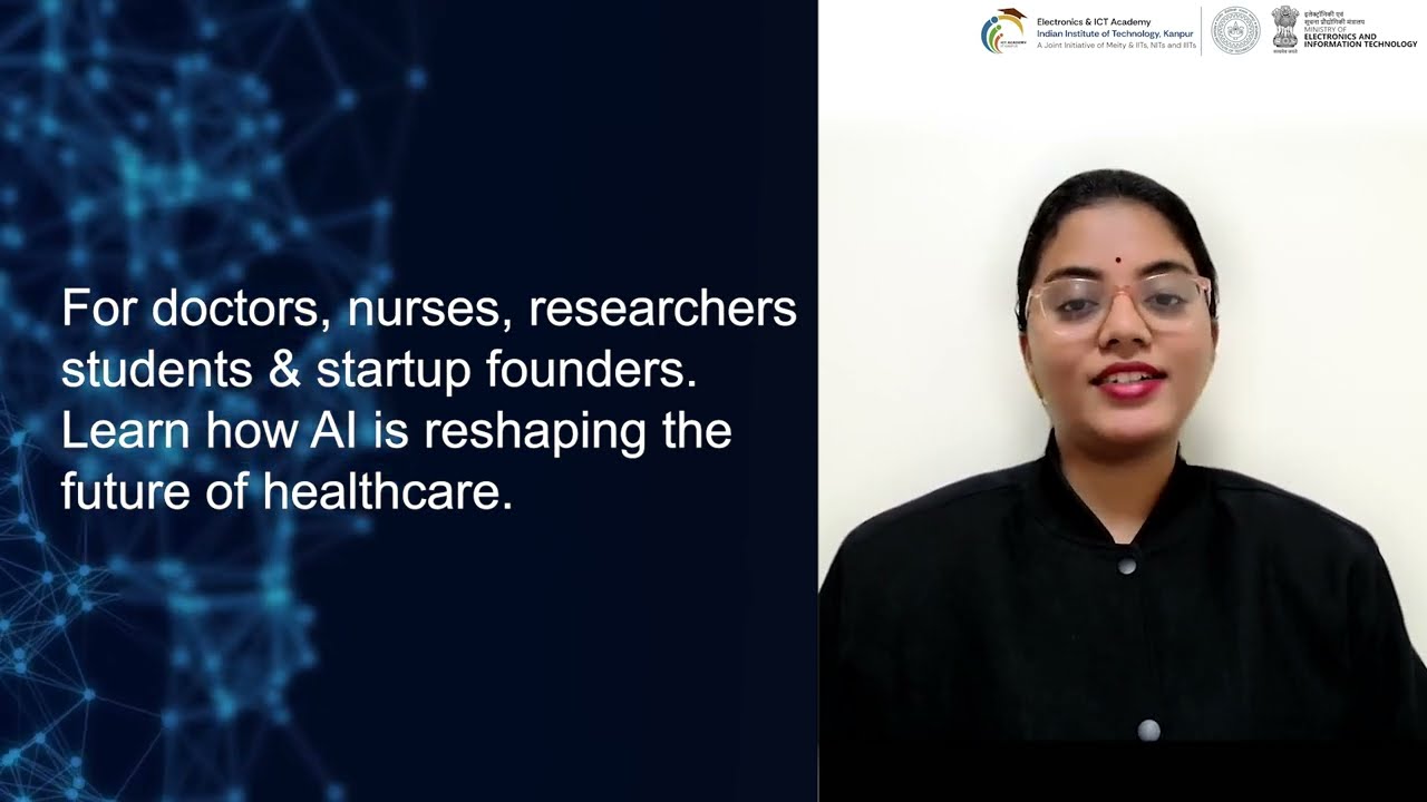 AI in Healthcare Course for Beginners | No Coding | Course Introduction | E&ICTA, IIT Kanpur