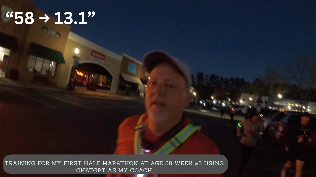Half Marathon Training Block Week #3 Using ChatGPT as my coach