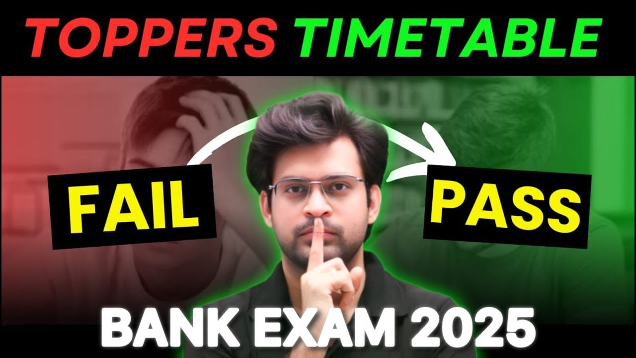 Complete Road-Map for Bank Exams 2025 | Timetable, Strategy, Preparation | Navneet Tiwari