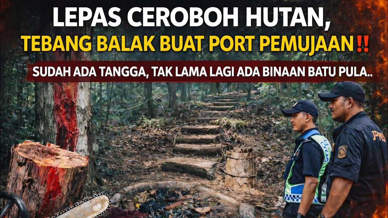 PENCEROBOHAN HUTAN SIMPAN ULU GOMBAK CETUS KEBIMBANGAN‼️AKTIVITI PEMUJAAN DISYAKI BERLAKU