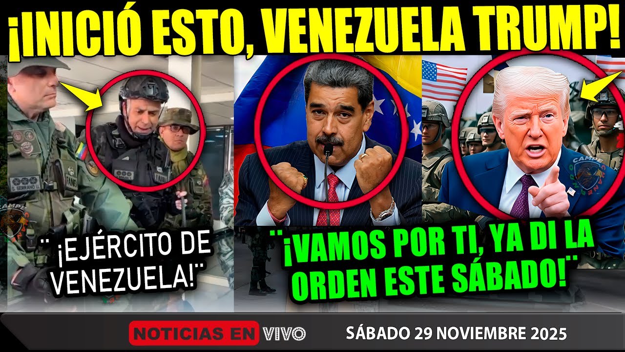 ESTO SE DESCONTROLO! TRUMP VA POR MADURO A VENEZUELA &iexcl;M&Eacute;XICO RESPONDE! CLAUDIA SHEIBAUM HARFUCH HOY