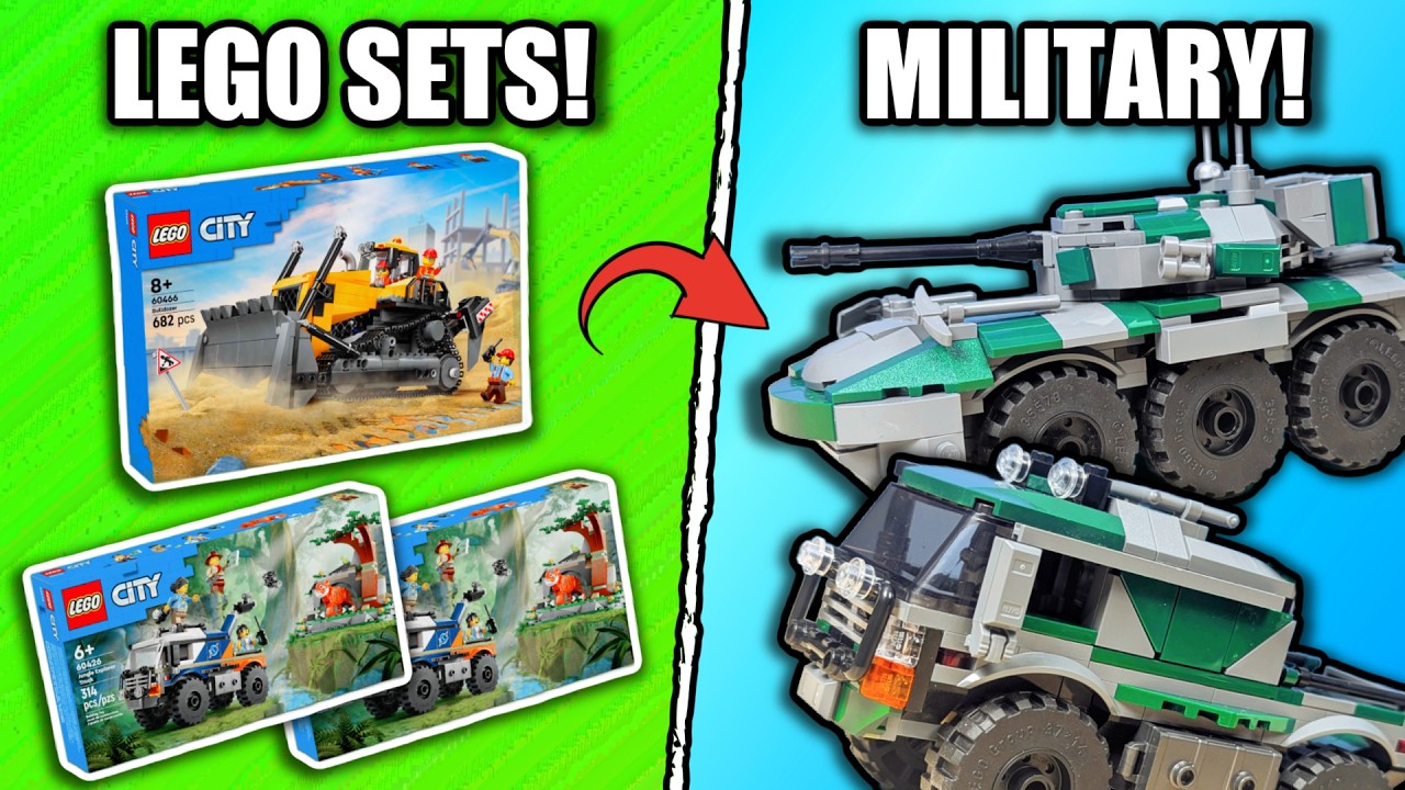 I Turned Random LEGO Sets Into A SECRET Sci Fi Army!
