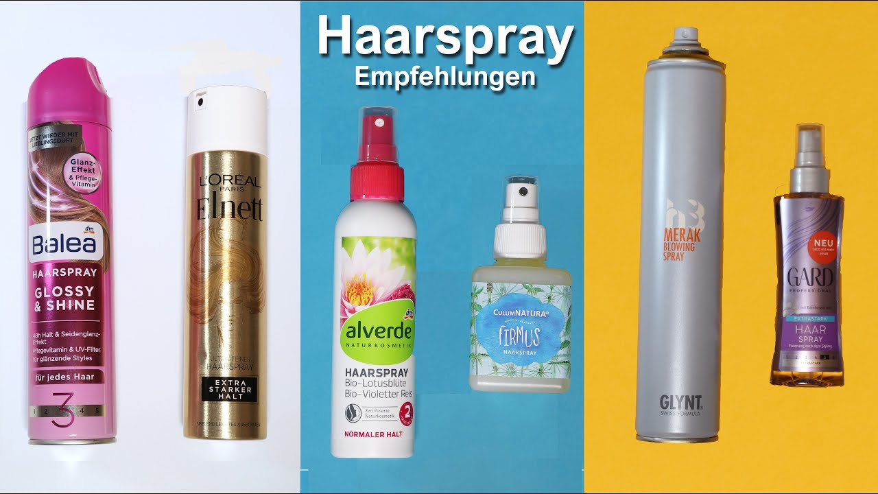 Haarspray Empfehlungen und ein paar Tipps und Tricks