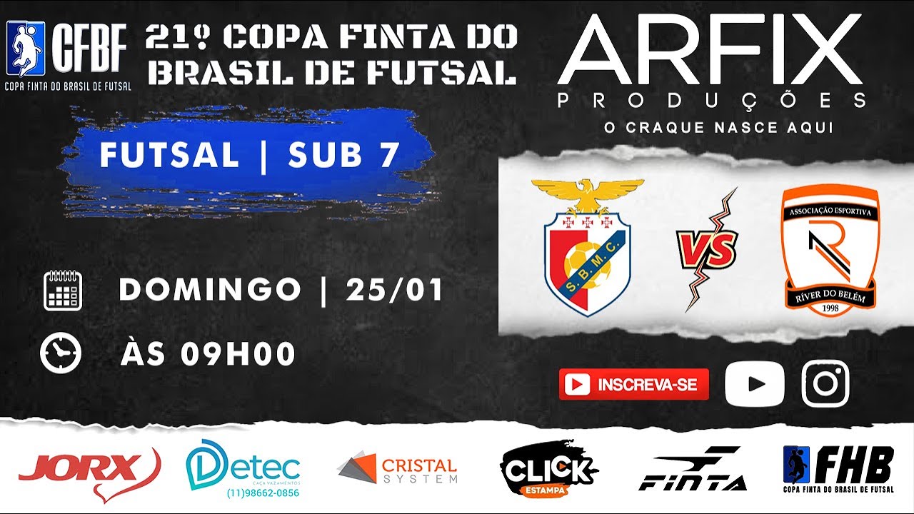 BENFICA x RIVER DO BELEM  | FUTSAL - SUB 7