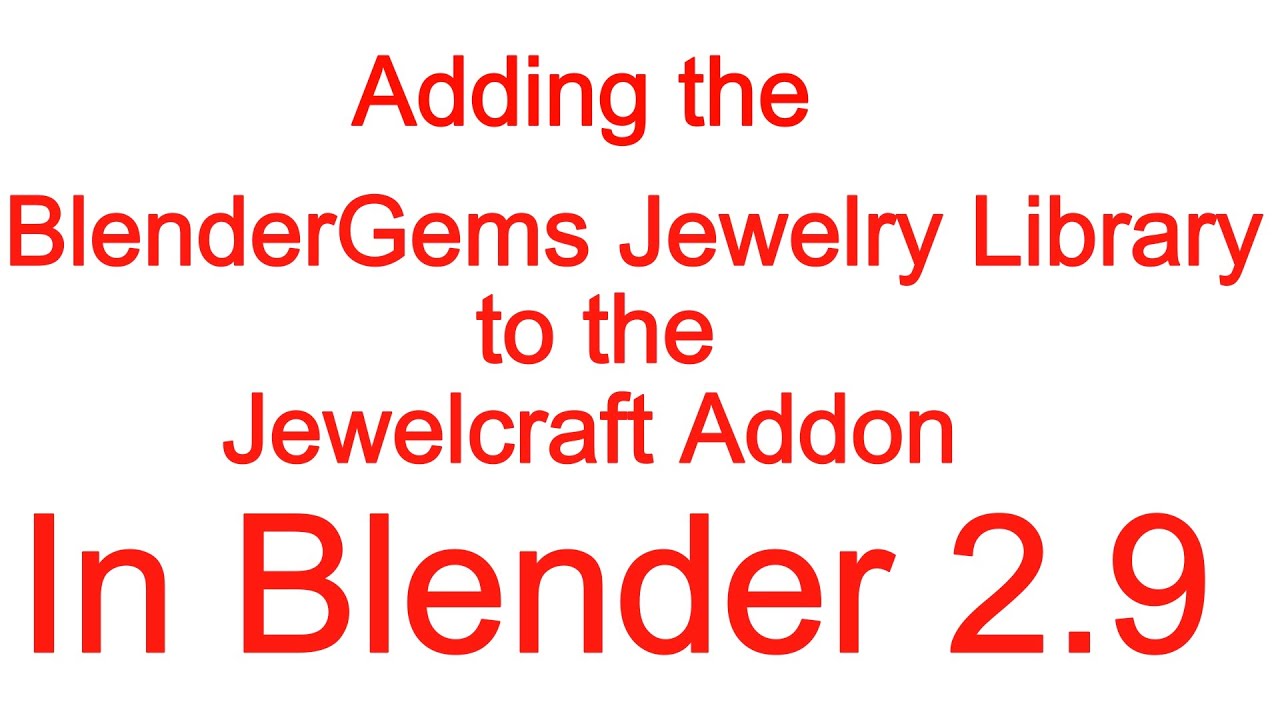Add BlenderGems Library to the JewelCraft Asset Manager in Blender 2.9x.x