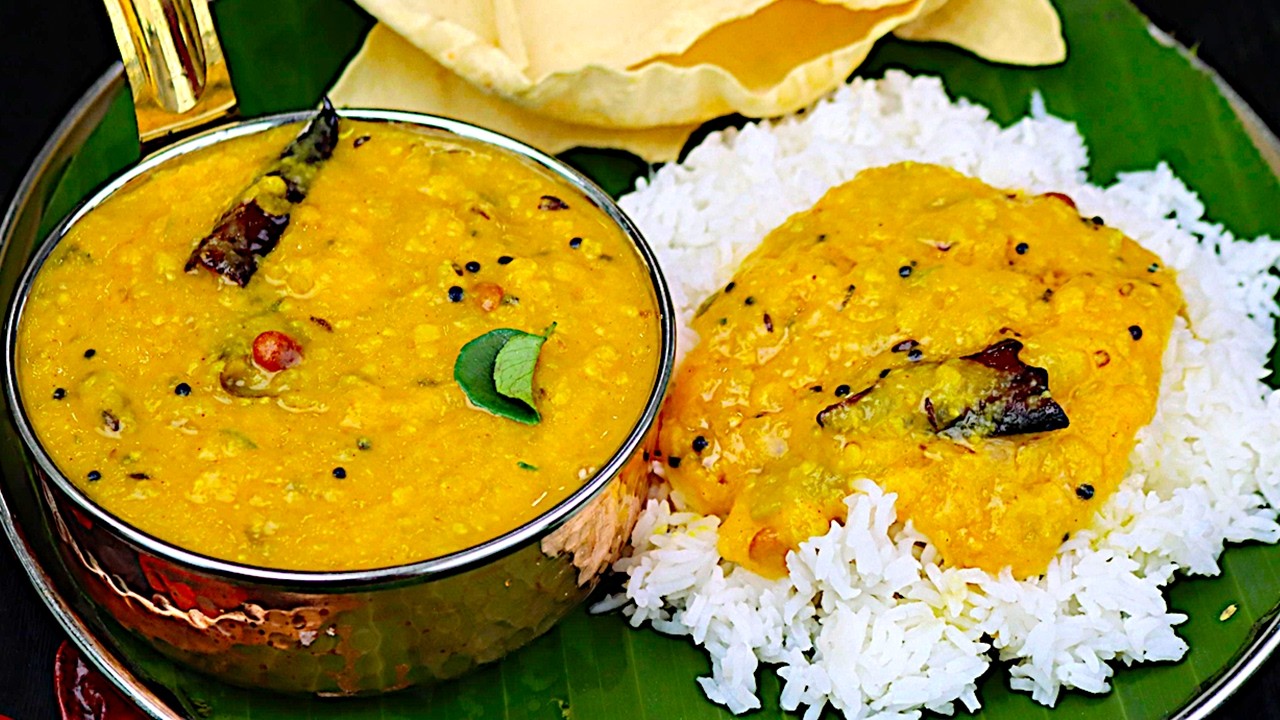15 நிமிடத்தில் ஆந்திரா ஸ்பெஷல் மாங்காய் பருப்பு சாதத்துக்கு  😋| paruppu kulambu in tamil/mango pappu