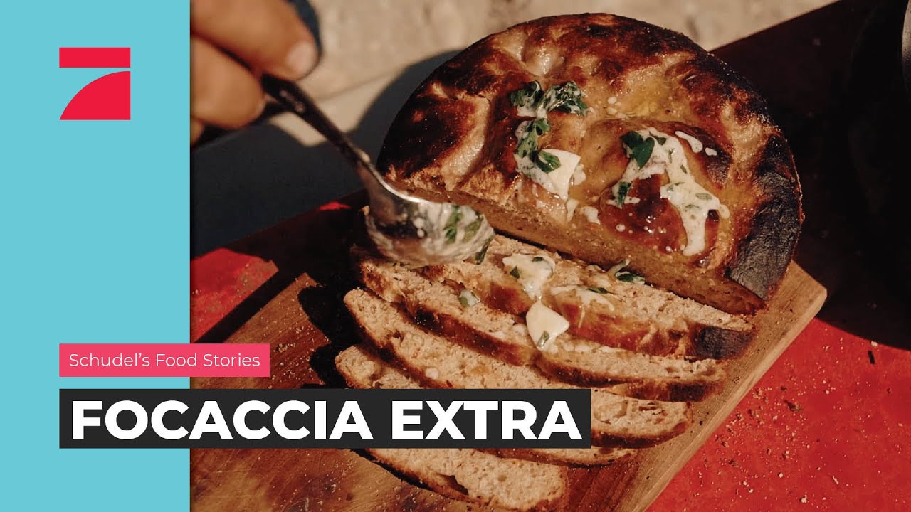 Focaccia Extra - Aus dem selbstgemachten Ofen | Rezept | Schudel's Food Stories