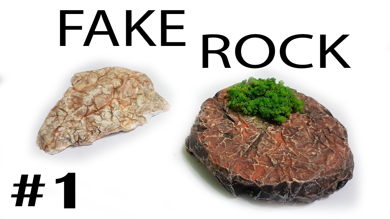 MATERIALI X DIORAMI FAI DA TE | Roccia finta in gesso