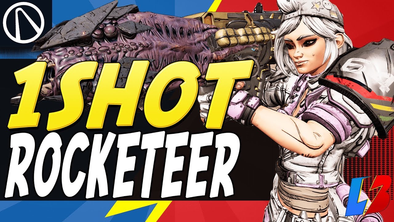 Borderlands 3 MOZE 1 SHOT BUILD ROCKETEER | Infinite Grenades and Ammo - Destroys any Boss, tvh