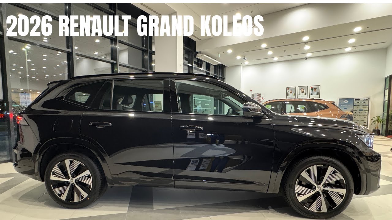 2026 RENAULT GRAND KOLEOS Mid Trim In Black, Up Close