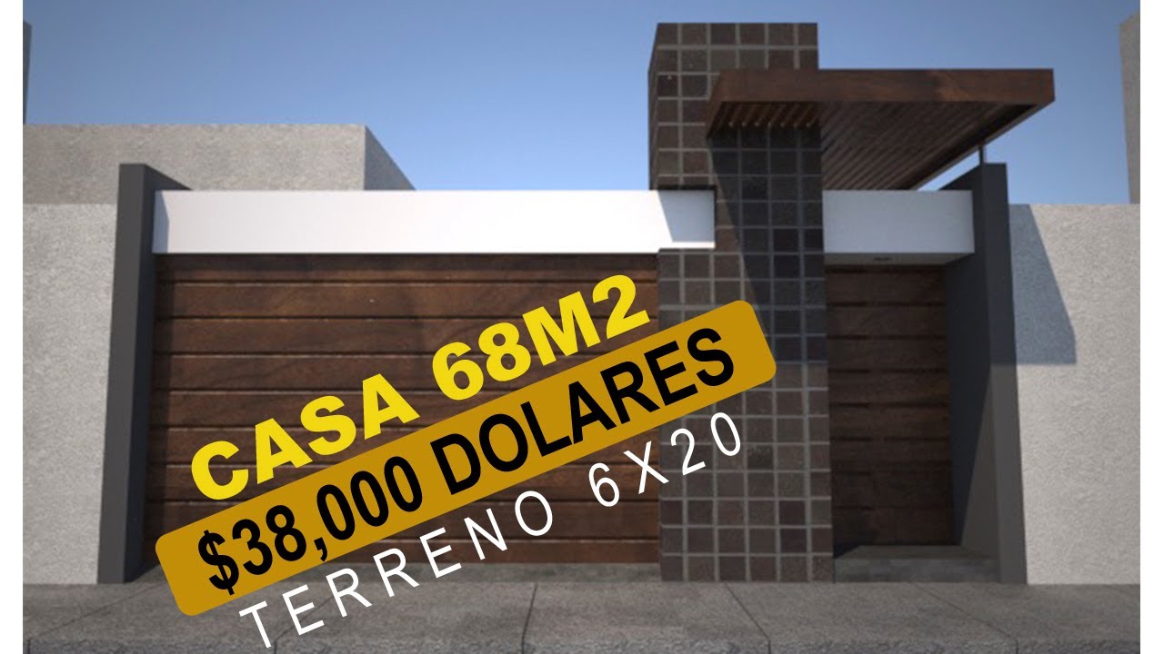 CASA 65M2 EN LOTE DE 6X20 - Inversión $38mil Dólares