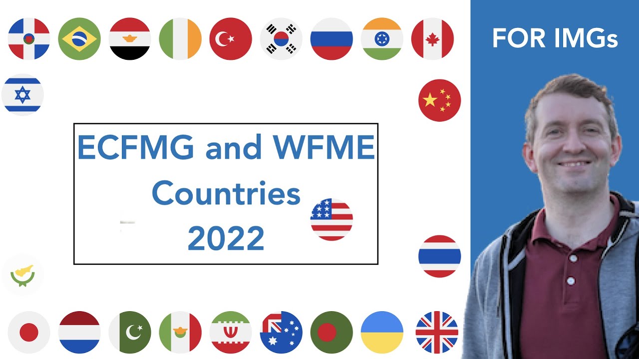 Countries Covered by WFME and ECFMG 2022