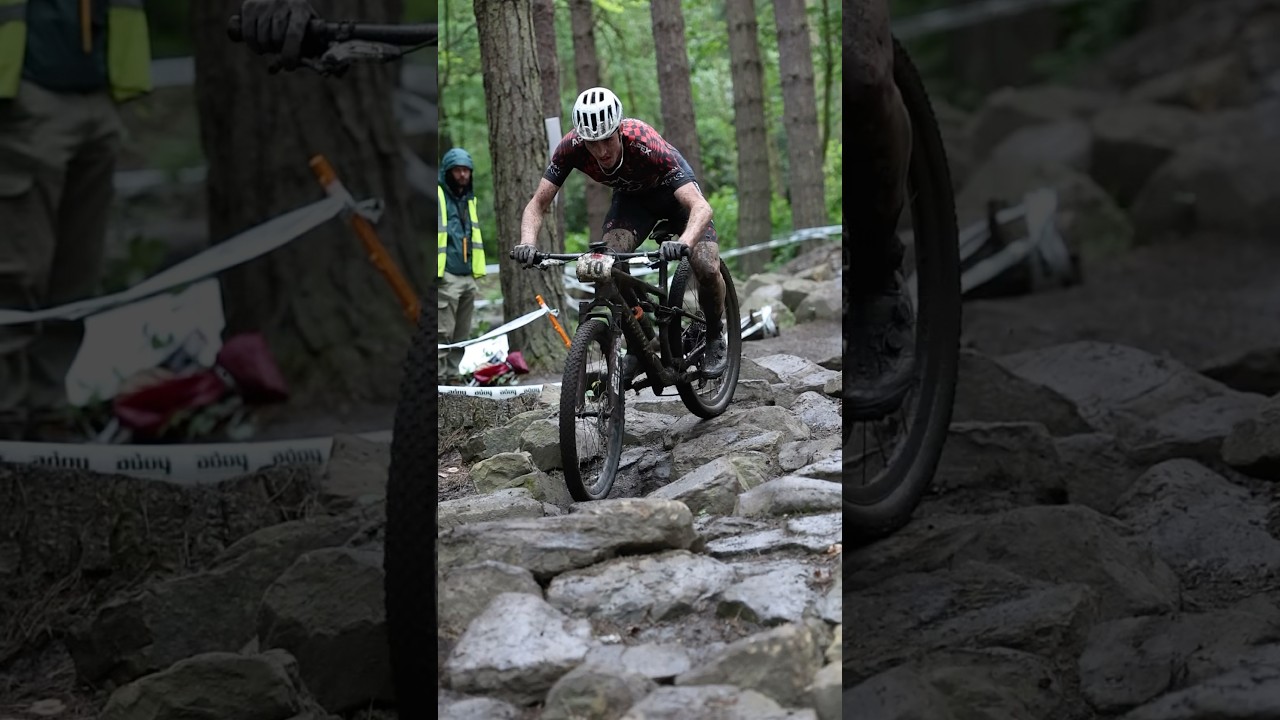 Wet rocks ☠️ #shorts #mtb #mountainbike #slomo #xcmtb #mtblife #sworks