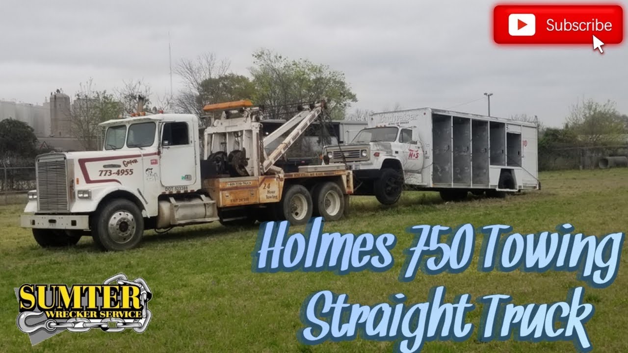 Holmes 750 Towing Straight Truck