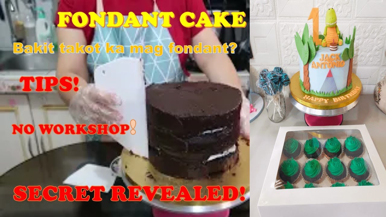 HOW TO MAKE FONDANT CAKE || HUWAG KAYONG MATAKOT MAG FONDANT MGA NEWBIES (SECRET REVEALED)