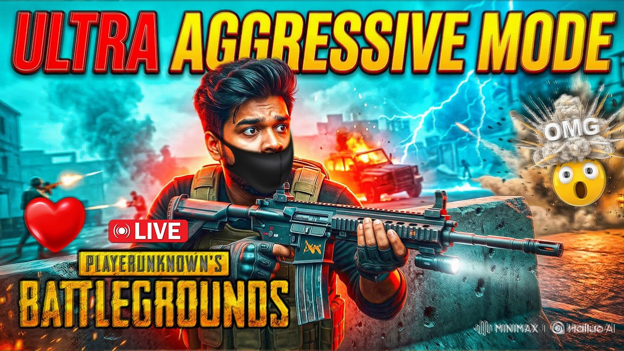 LIVE 🔴Playing Like It’s a Tournament Final 🏆  | PUBG BATTLEGROUND