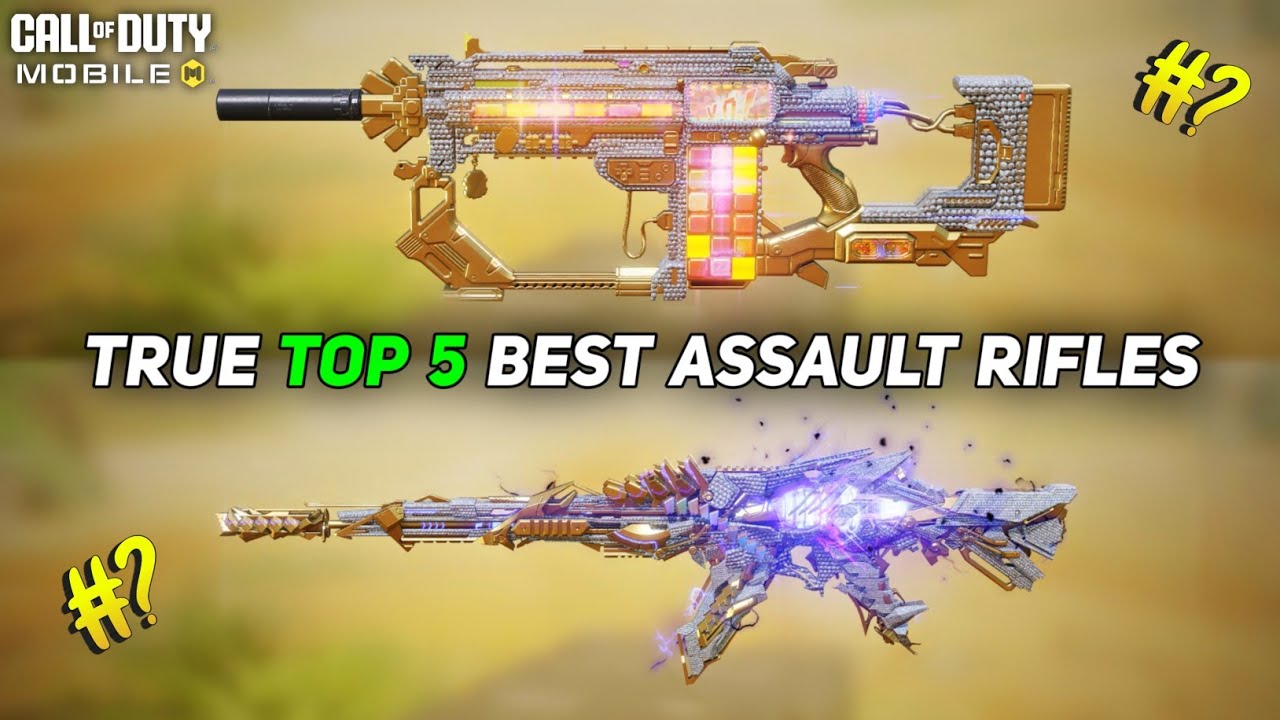 Top 5 best Assault Rifles in Cod Mobile Season 1 #codm