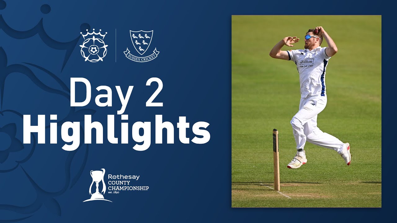 Late Wickets put Sussex in Control | Hampshire v Sussex Men - Rothesay CC Day Two Highlights