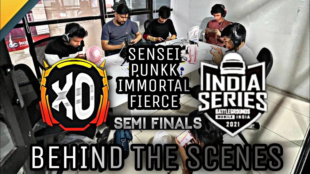 BEHIND THE SCENES OF BGIS SEMI | Ft. @EsportsXO  @Punkk @ImmortalGamerz @fierce @sensei #LETSXO