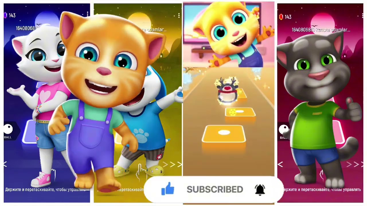 WHO WINS? 🆚 TALKING TOM VS ANGELA VS BEN | COFFIN DANCE ⚰️ TILES HOP BATTLE #1