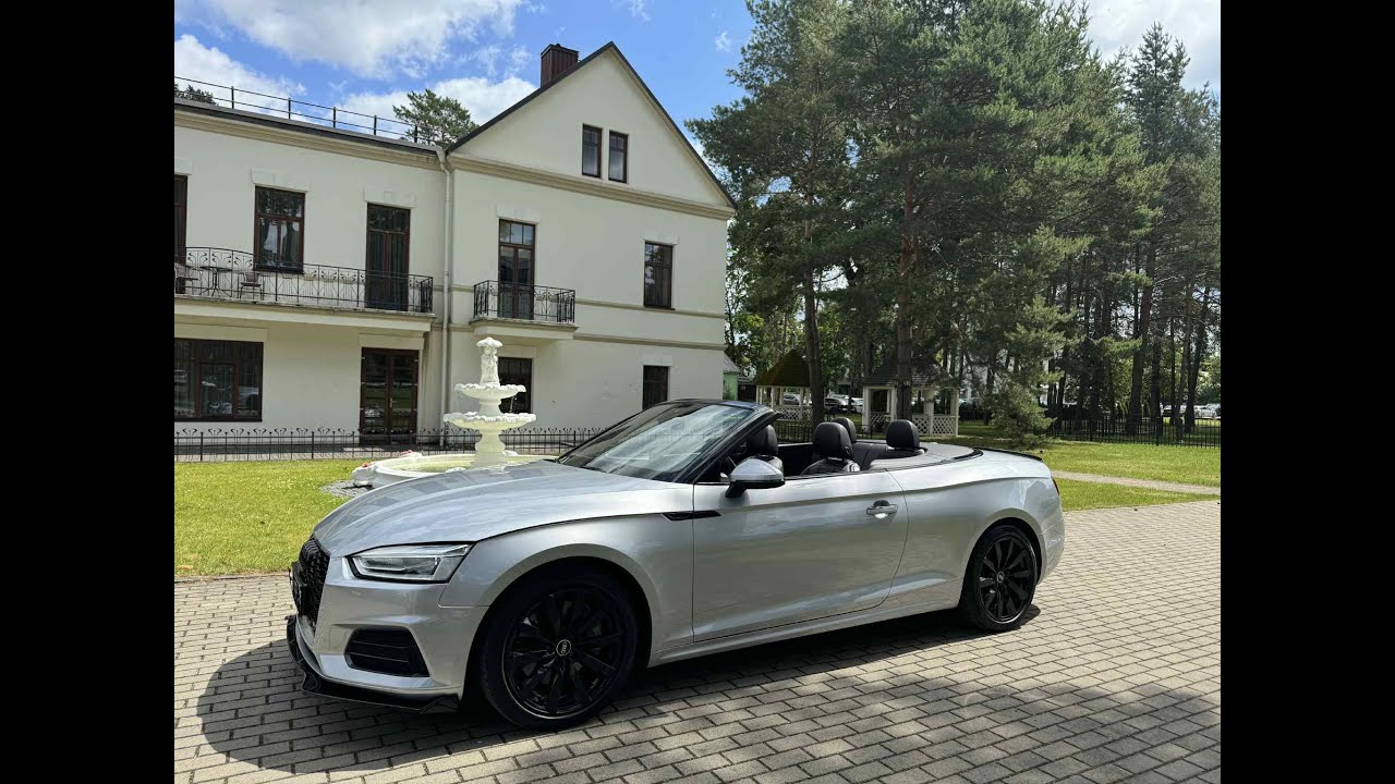 Audi A5 B9 2018 2.0 TFSI Quattro walk around and drive on the road .