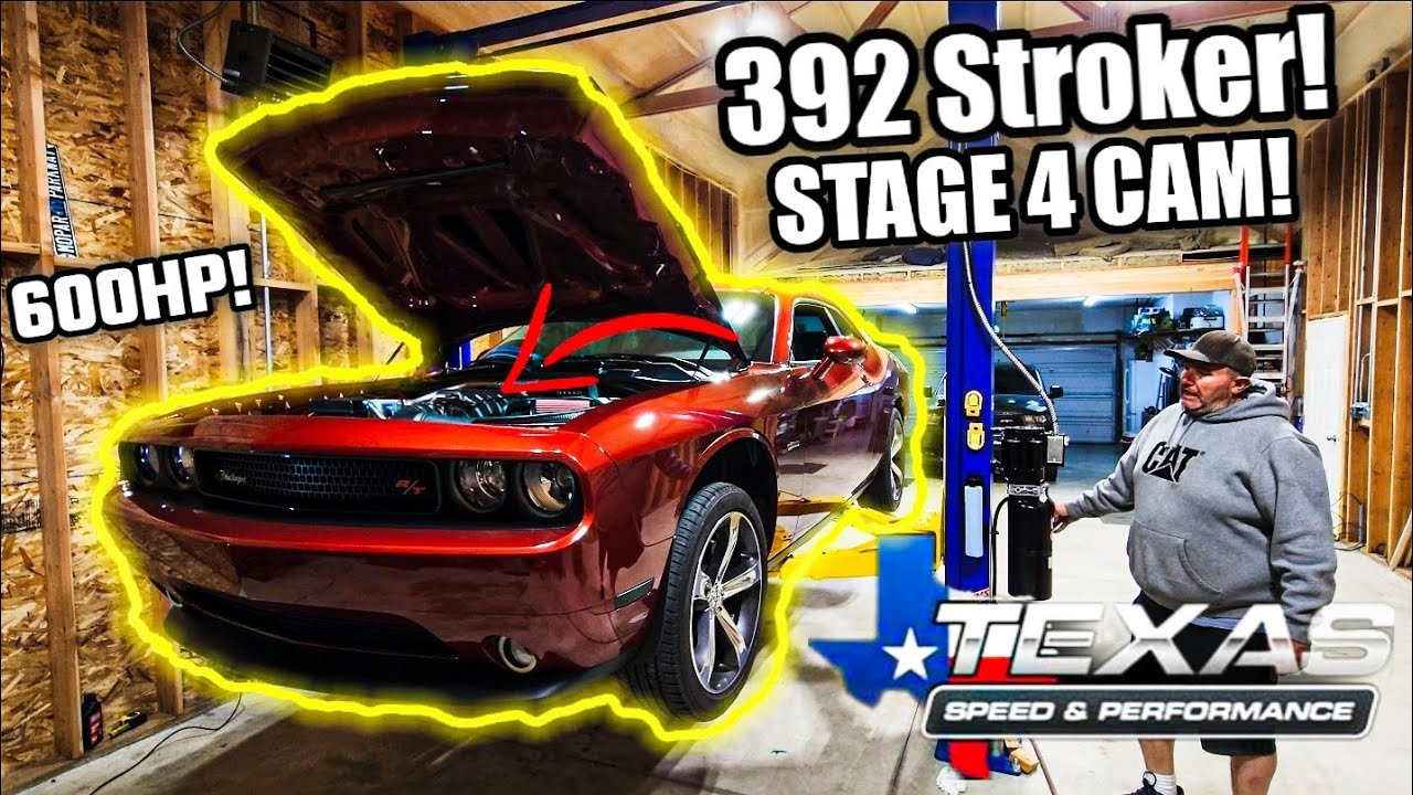 Challenger 5.7L based 392 Stroker with Texas Speed Stage 4 Cam gets Tuned!!! (BIG CAM!!!)