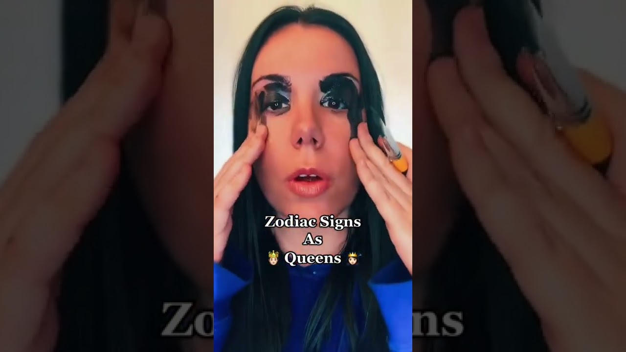 Zodiac Signs as Queens! #makeup #shorts #halloween  #zodiacsigns #zodiacmakeup #virgo #sfx #art
